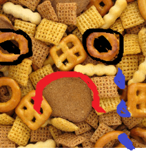 sad chex mix